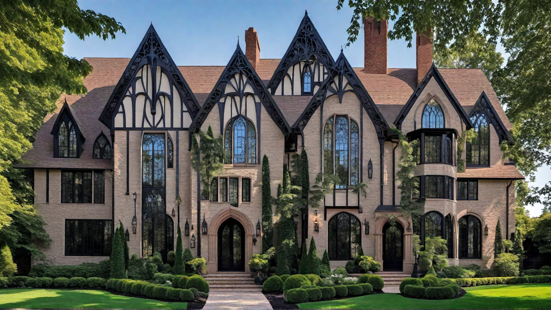 Color Schemes for Gothic Revival Exteriors