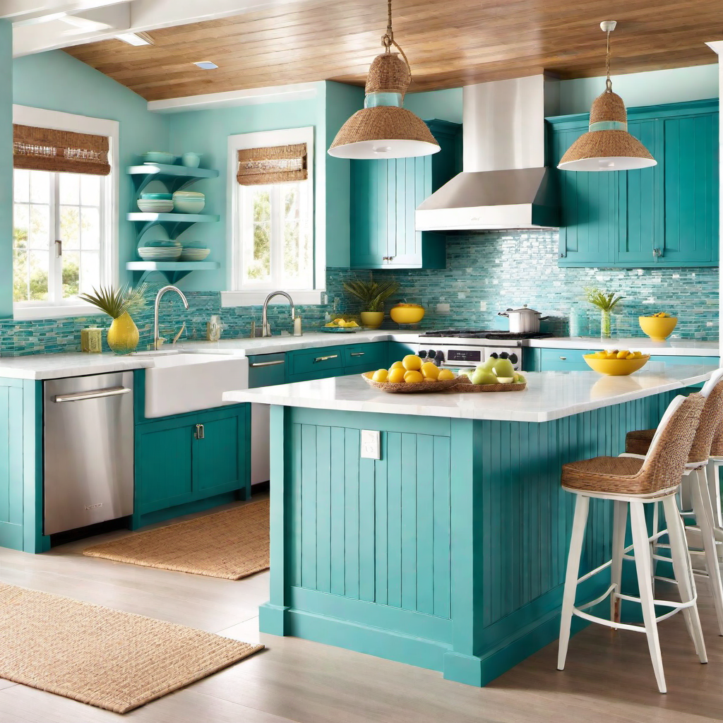 Surfboard Style: Fun and Playful Coastal Kitchen Decor