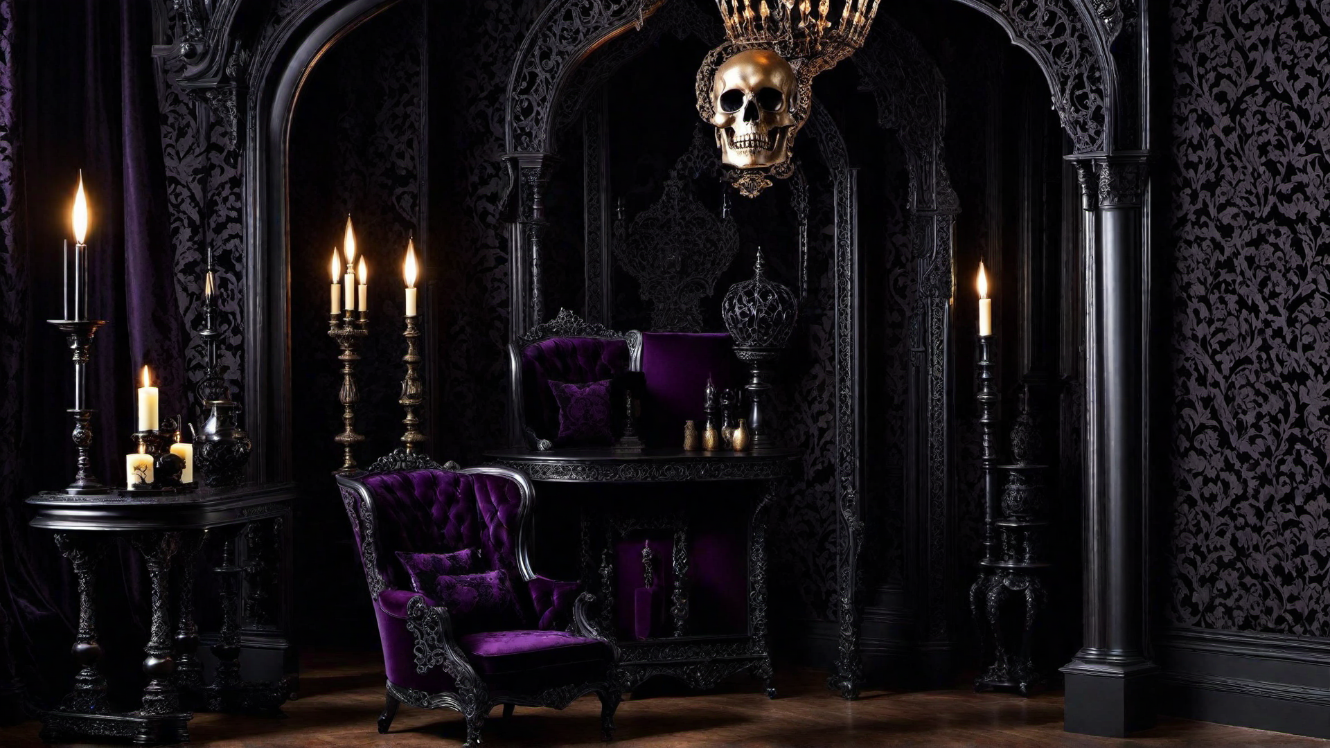 Gothic Wallpaper: Intricate Patterns for a Gothic Look