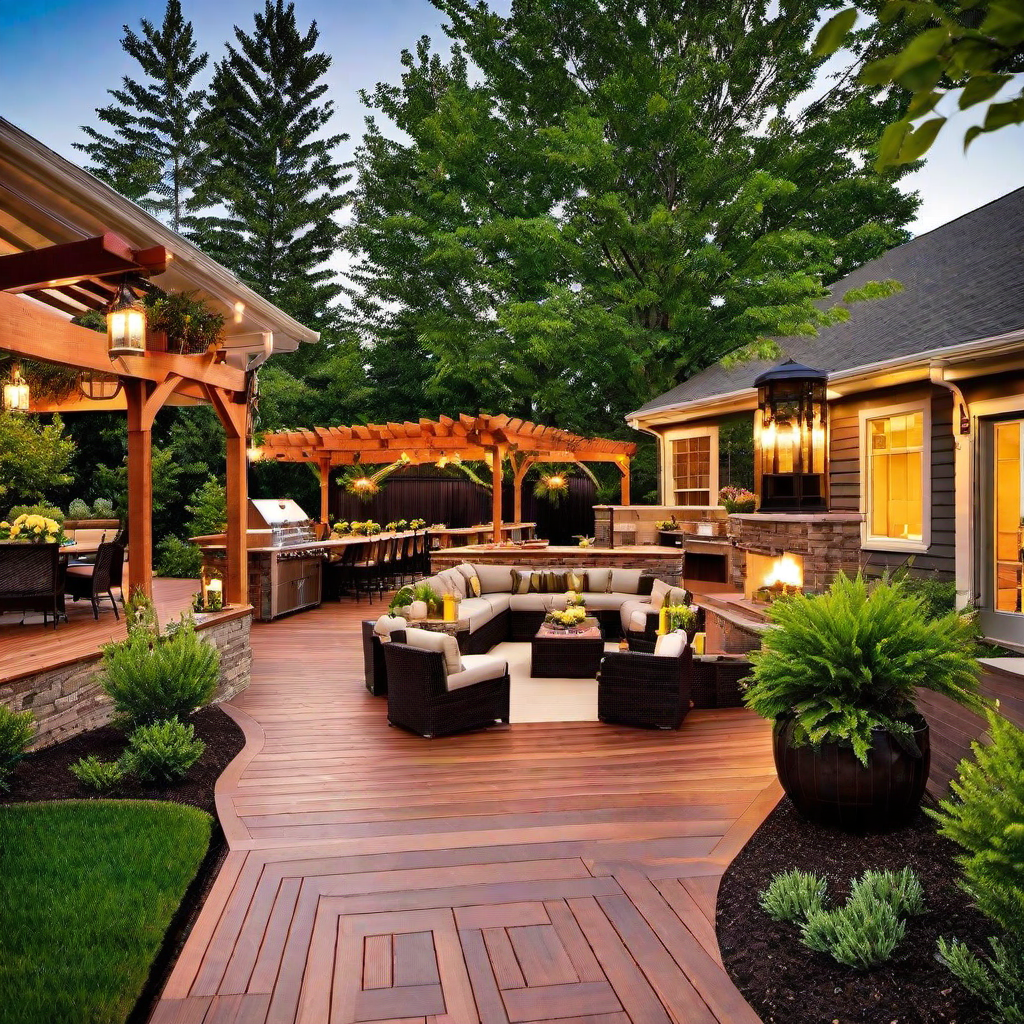 Multi-generational Gathering: Deck for Family Reunions