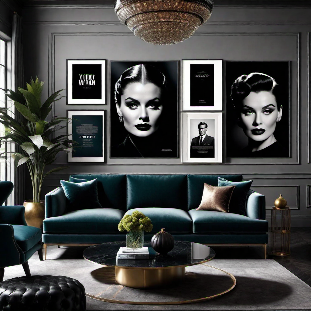 Cinematic Sensation: Moody Home Decor with Film-Inspired Design