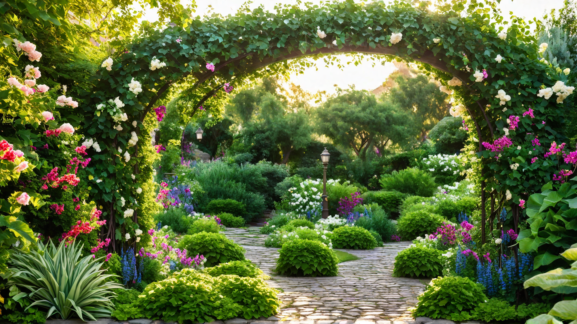 Enchanting Garden Archway
