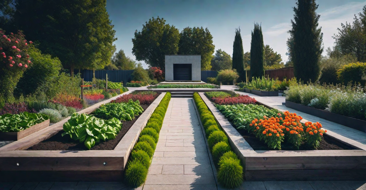 Harvesting and Managing Produce from Concrete Block Raised Beds