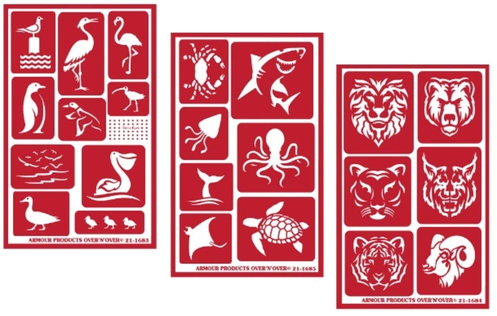Armour Etch Stencil Set