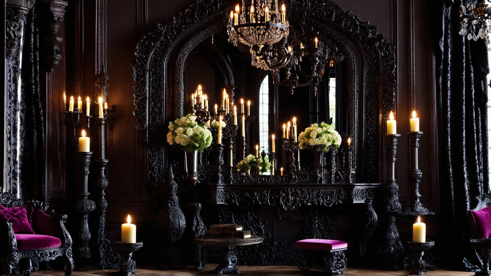 Mysterious Mirrors: Reflective Surfaces for an Enigmatic Look