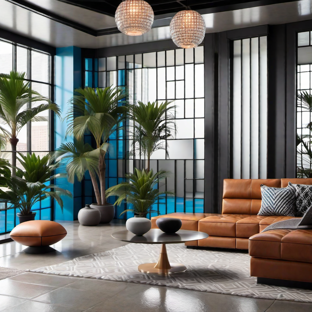 Glass Block Walls and Mirrored Panels: 80s Architectural Flair