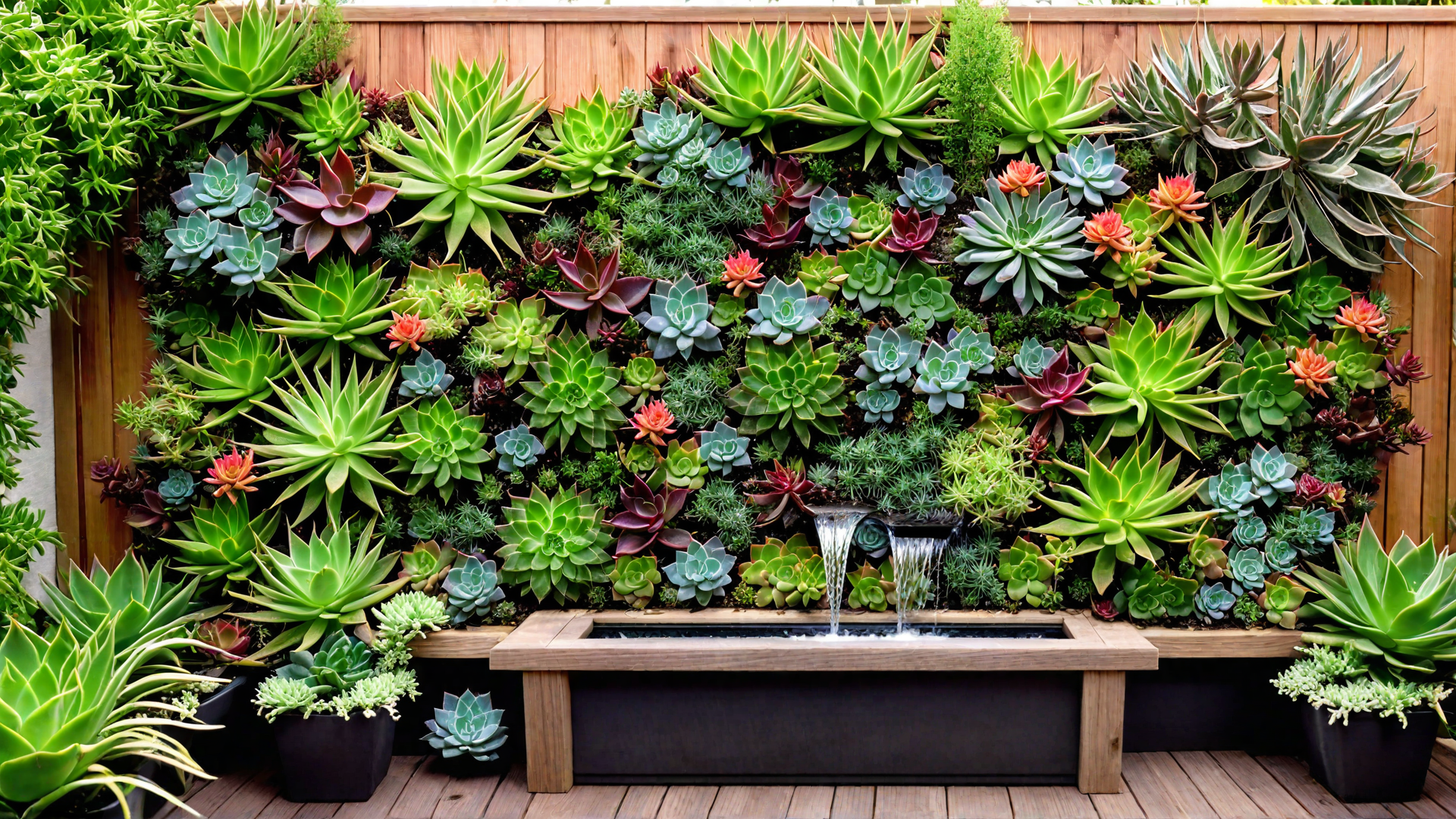 Vertical Succulent Garden