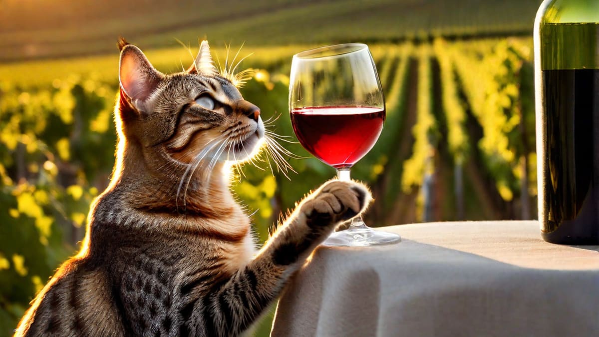Can Cats Drink Wine