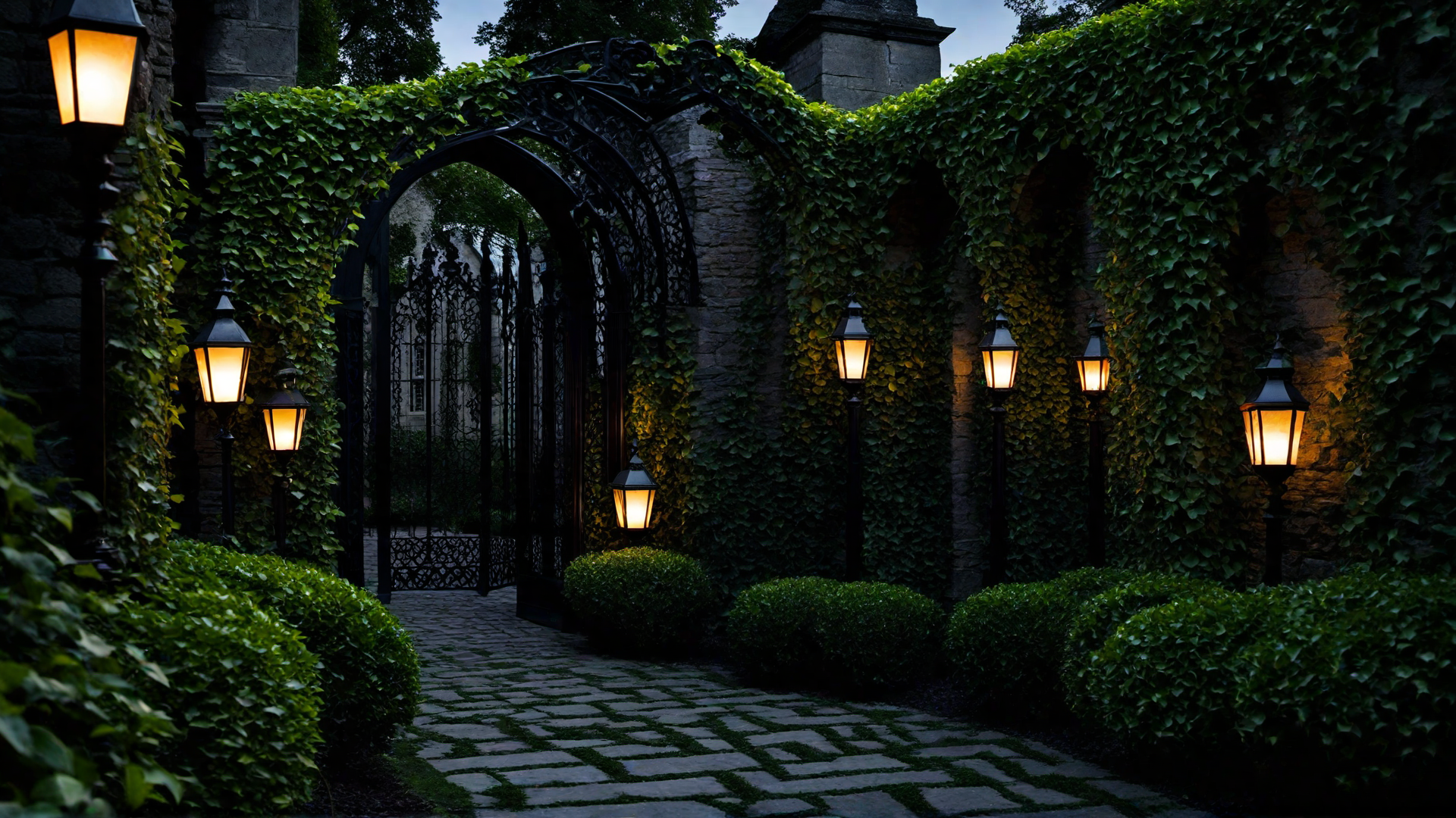 Gothic Outdoor Lighting: Creating a Spooky Ambiance at Night