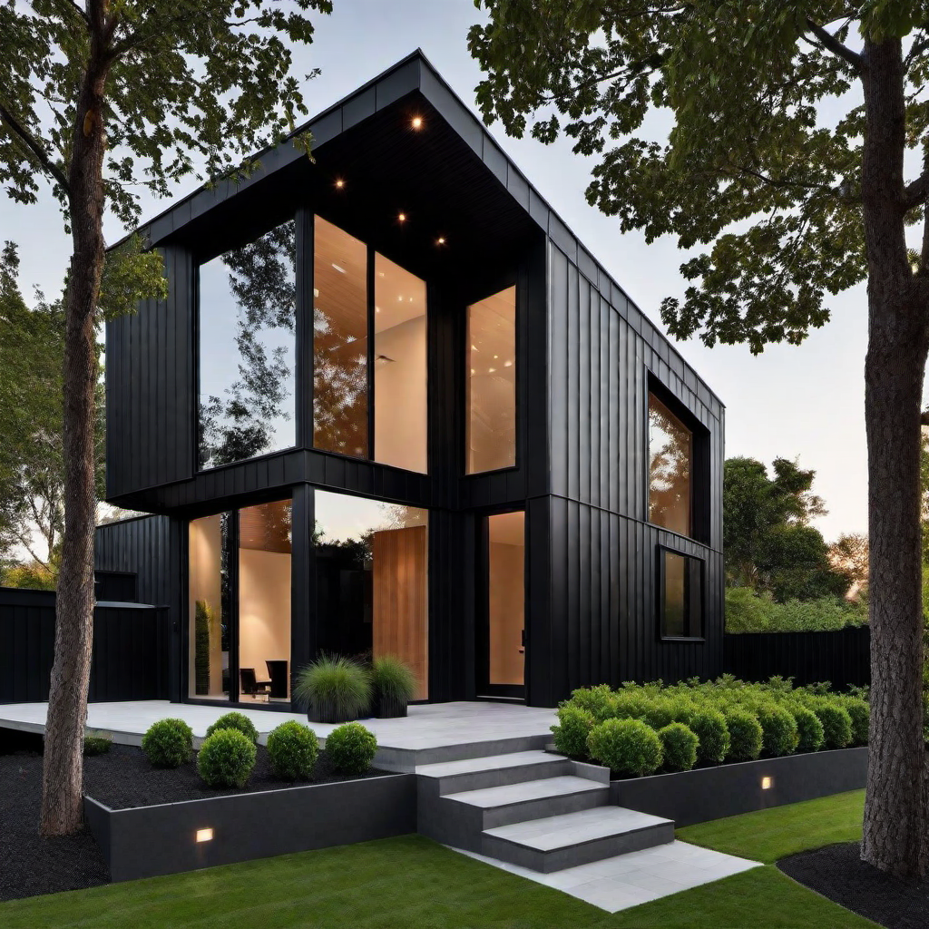 Bold Statements: Black House Exterior Color Ideas