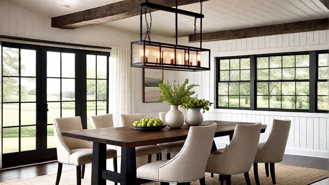 Farmhouse-Inspired Lighting: Pendant Lights and Lanterns