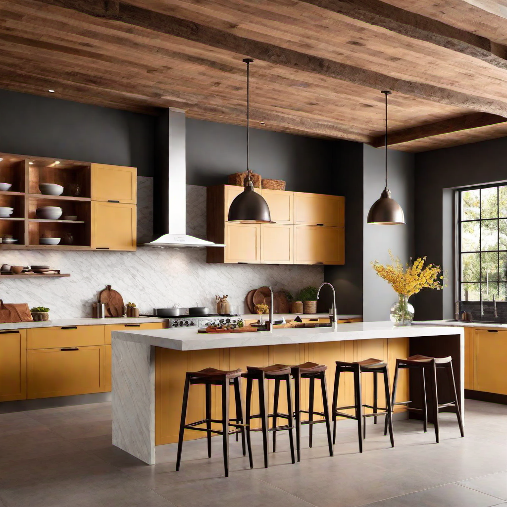 Warm and Inviting: Cozy Atmosphere with Rustic Touches