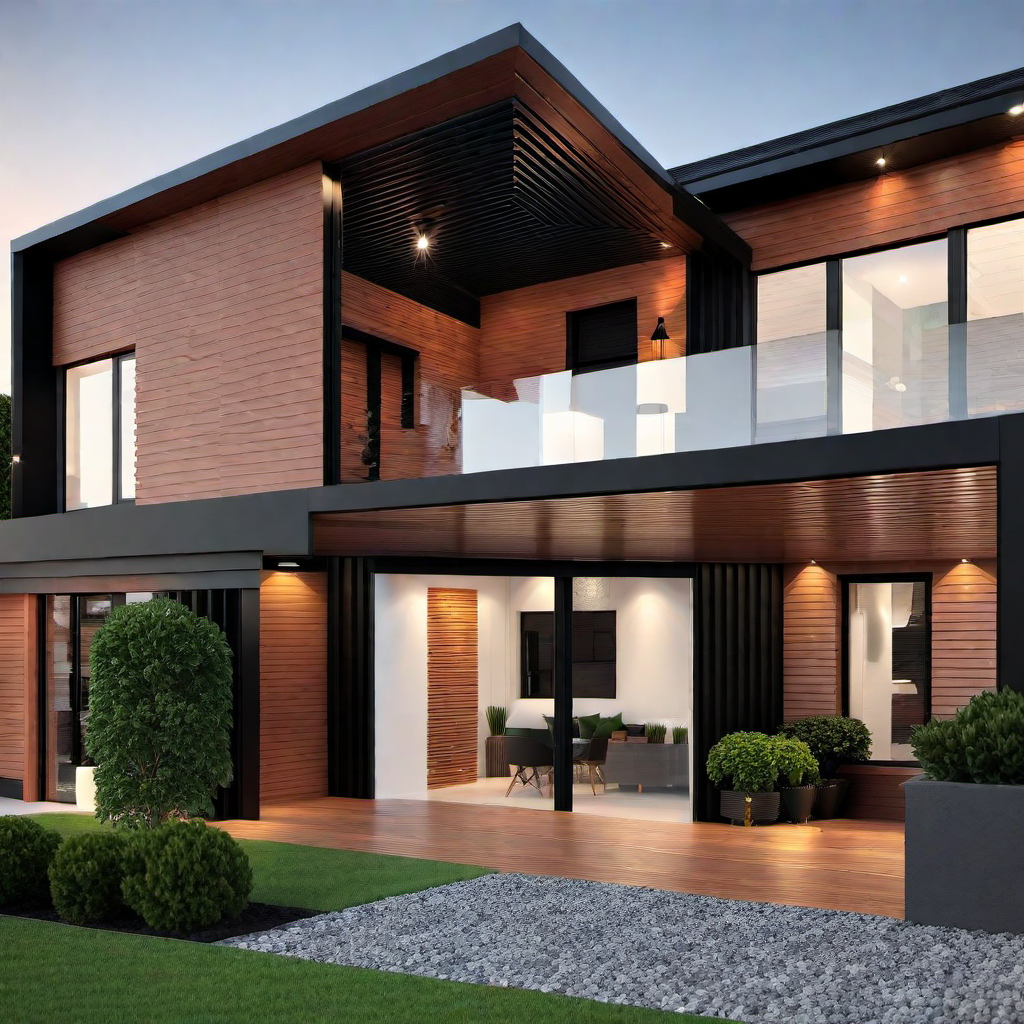 Aesthetically Pleasing: Black and Cedar Exterior Design Trends