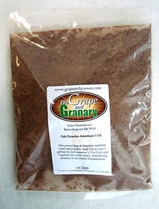oak powder for wine