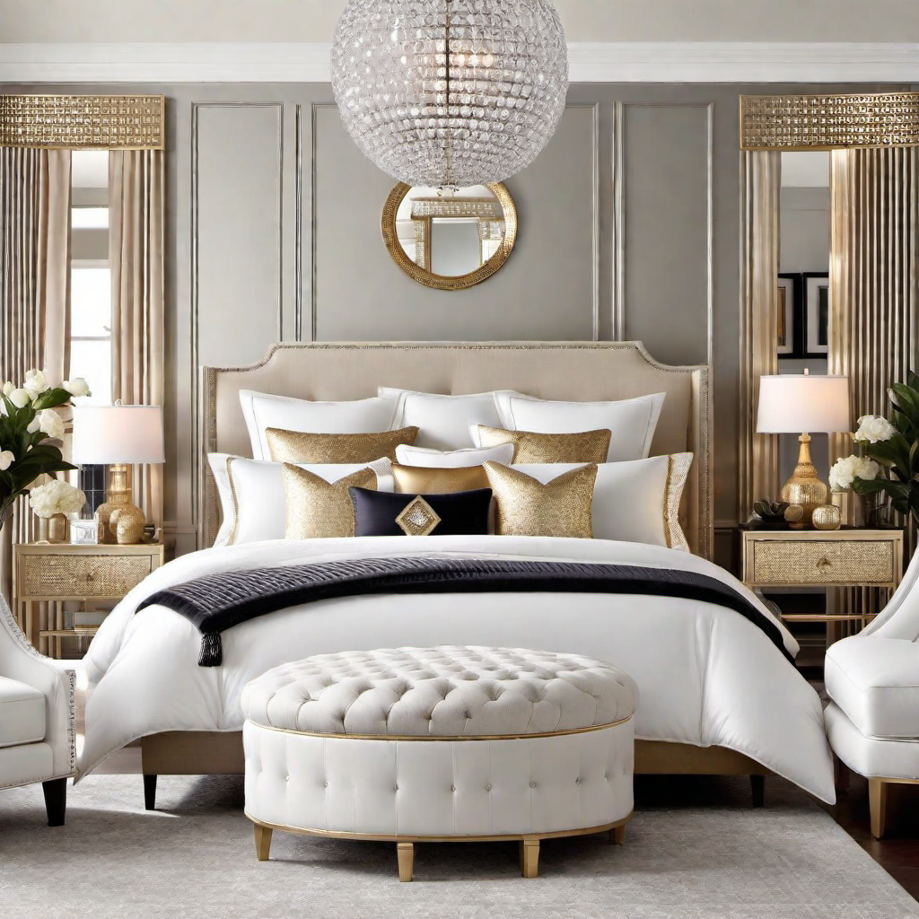 Glamorous Touch: Metallic Accents and Sparkle