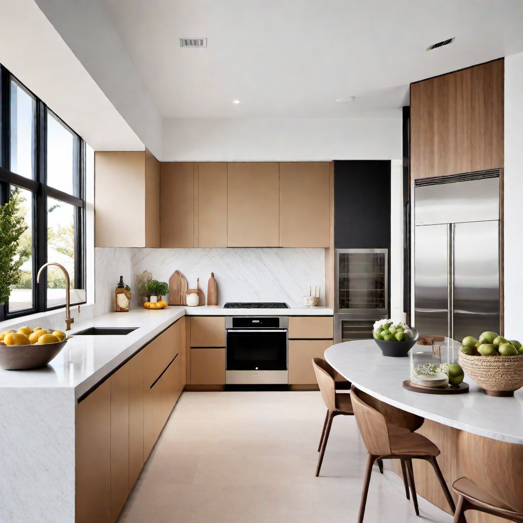 Scandinavian Influence: Modern Minimalist Kitchen