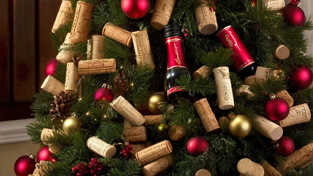 How To Make A Wine Cork Christmas Tree
