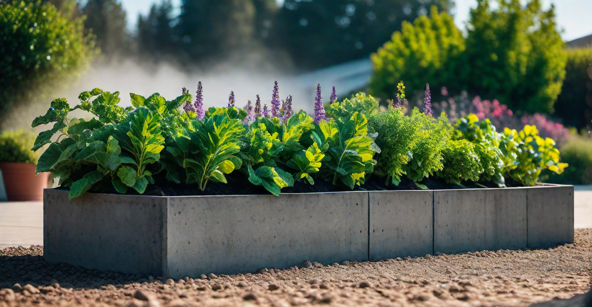 Overview of Concrete Block Raised Garden Beds