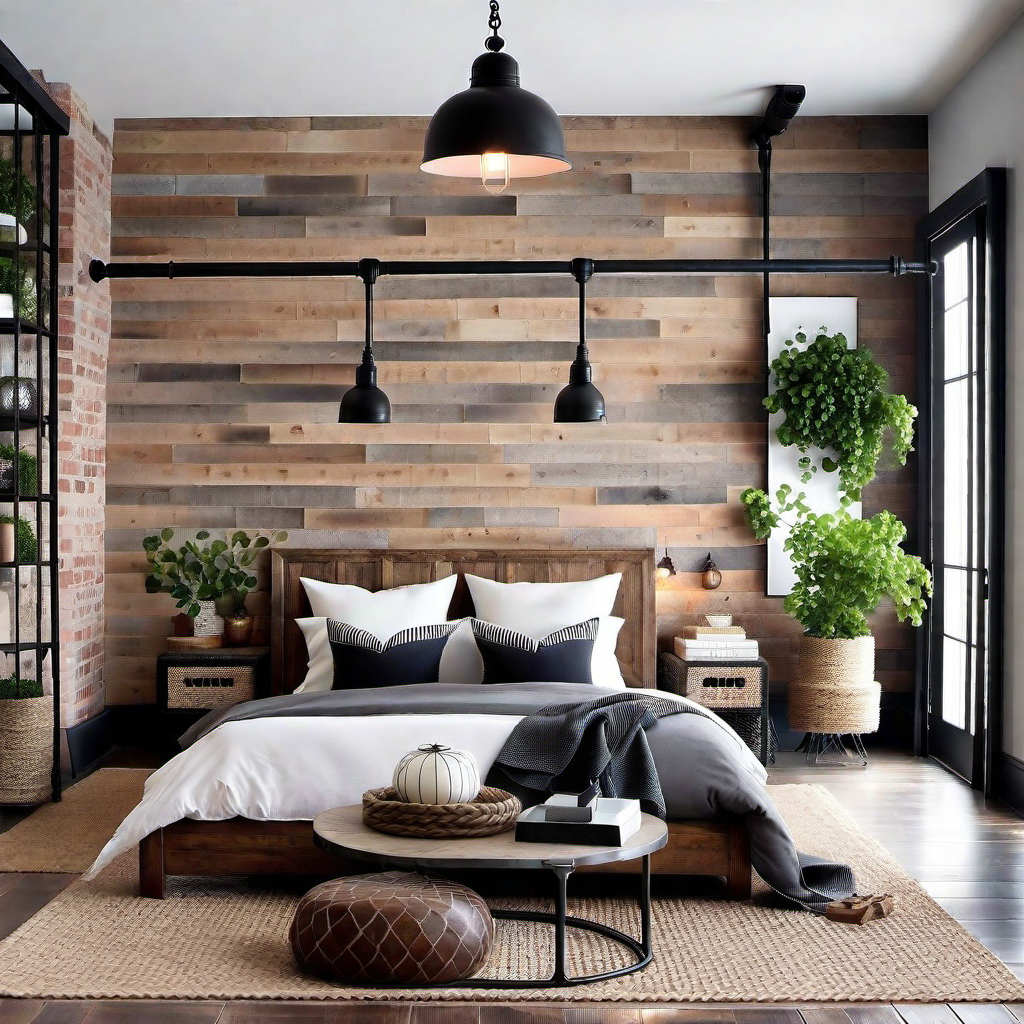 Industrial Farmhouse Bedroom Designs