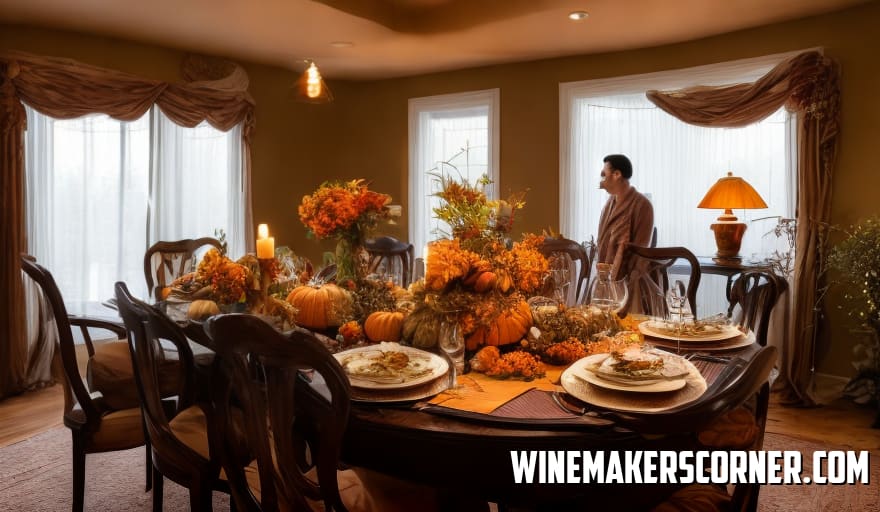 "Sharing Laughter, Togetherness and Wine: The Essence of Thanksgiving"