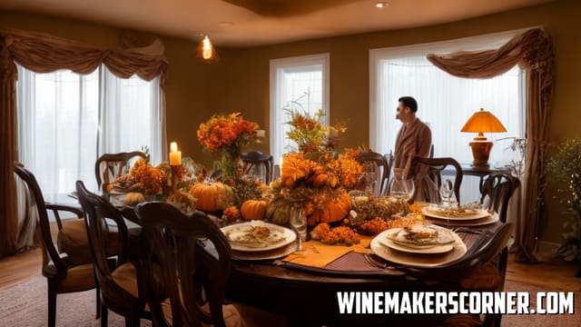 "Sharing Laughter, Togetherness and Wine: The Essence of Thanksgiving"