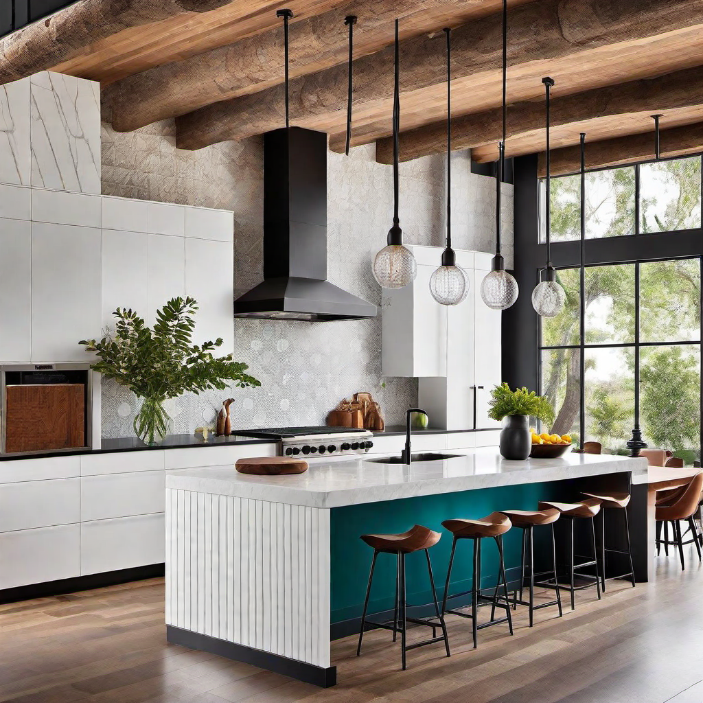 Contemporary Twist: Modern Eclectic Kitchen