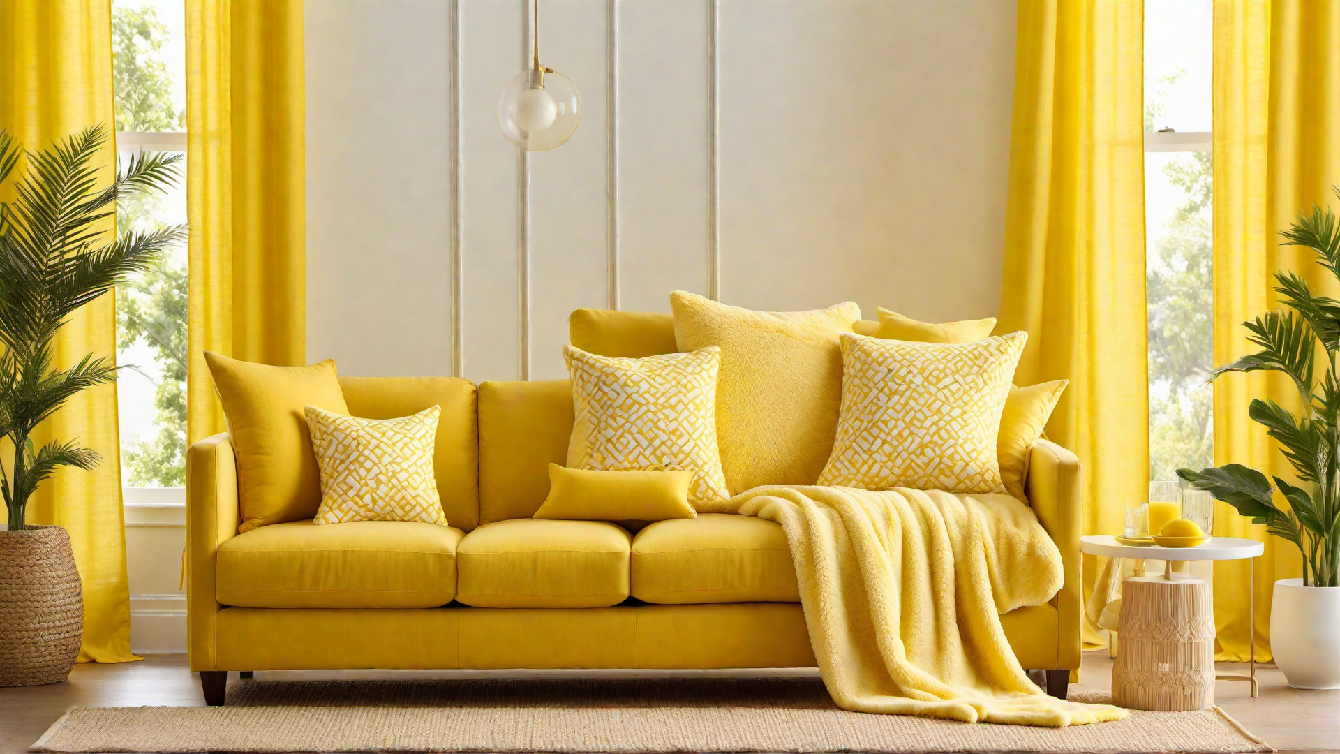 Sunshine Yellow: Brightening Up Your Living Room
