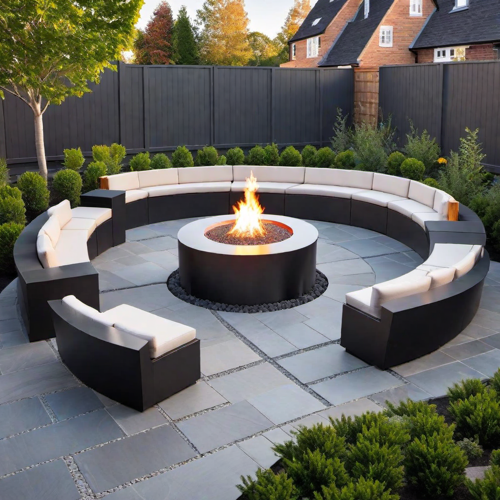 Fire Pit With Built-In Benches: Dual Functionality for Space-Saving
