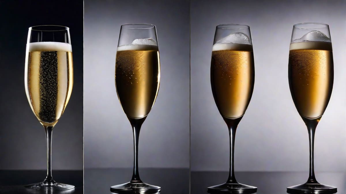 How To Decorate A Champagne Glass