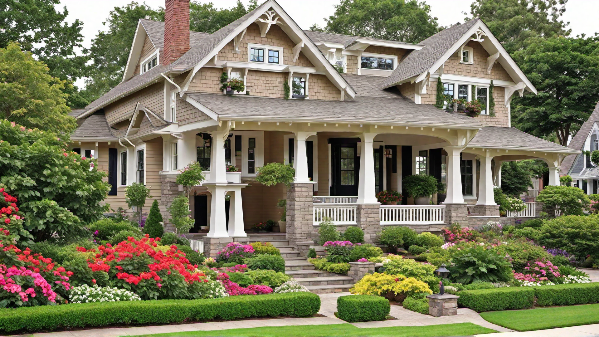 Charming Craftsman House with Front Garden