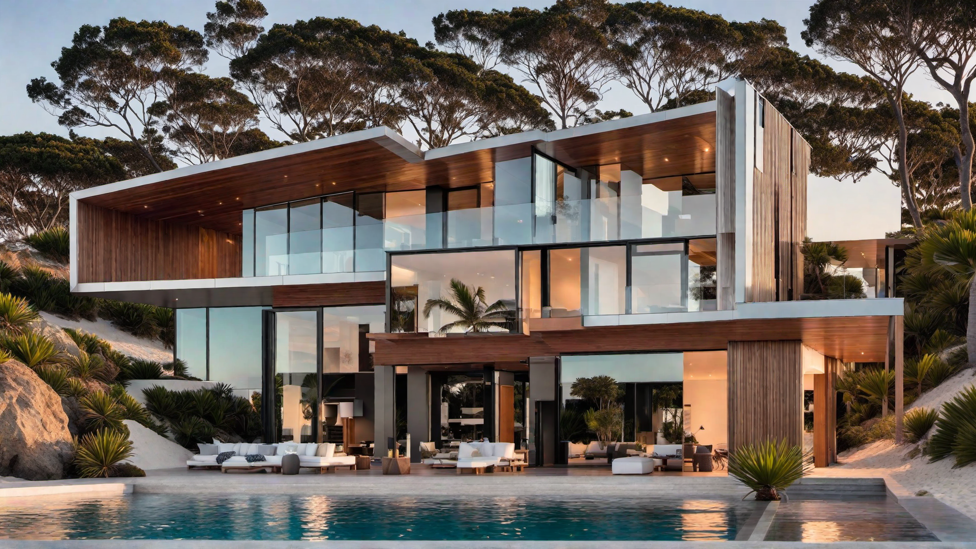 Coastal Contemporary: Contemporary Home Design for Beachfront Locations