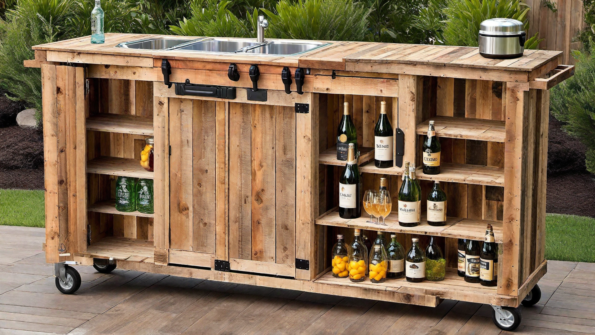 Portable Pallet Cooler Stand