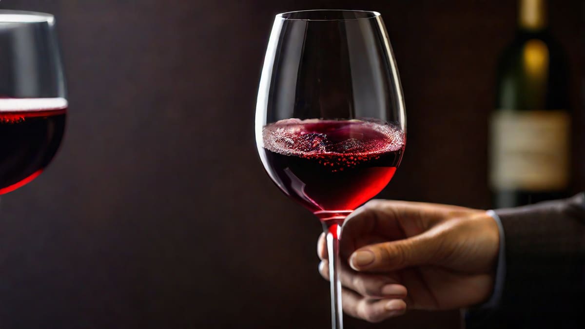 How To Hold Red Wine Glass