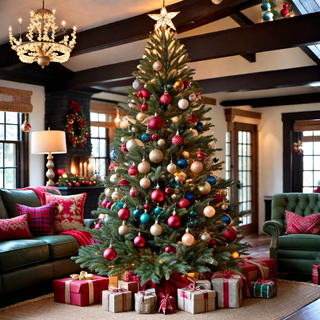 Vintage Ornaments Galore: Nostalgic Christmas Tree Decor