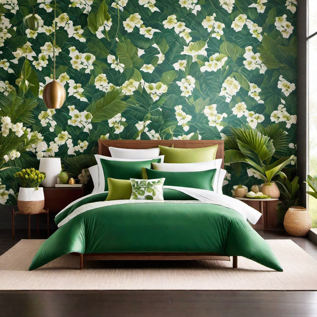 Garden Getaway: Floral Prints and Green Accents