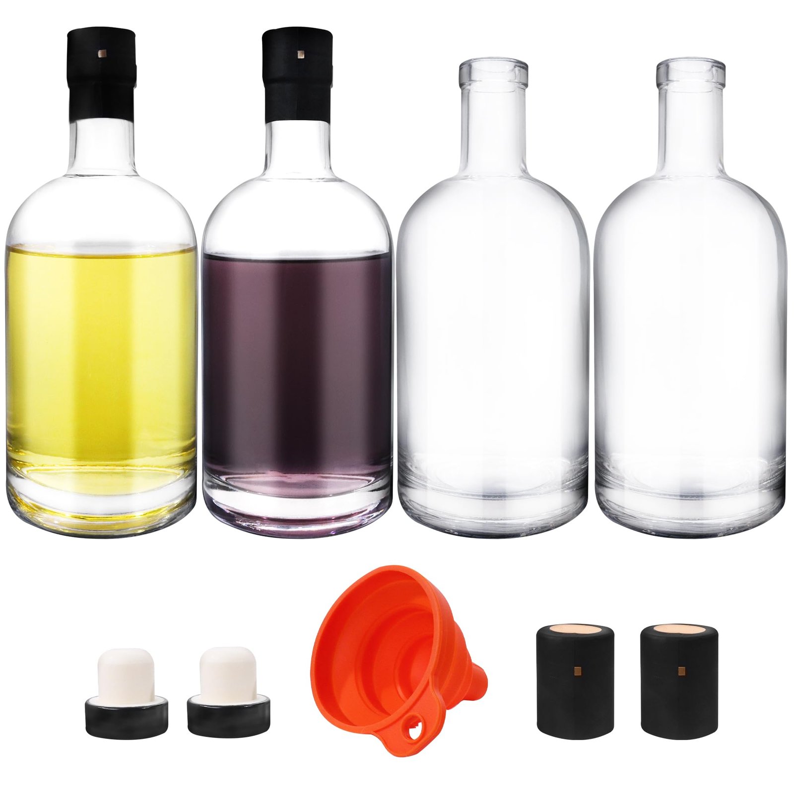 GUANENA Glass Brew Bottles