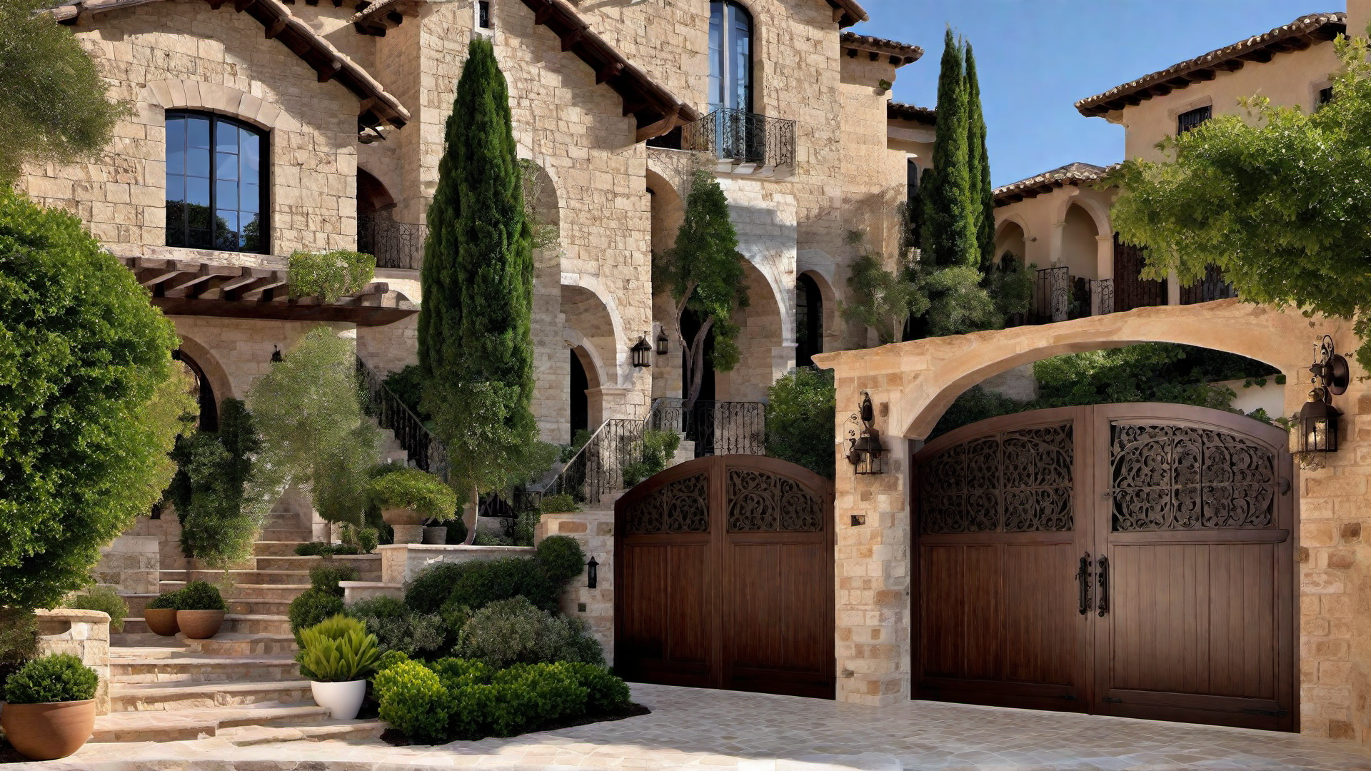 Rustic Wooden Doors: Mediterranean Entry Points