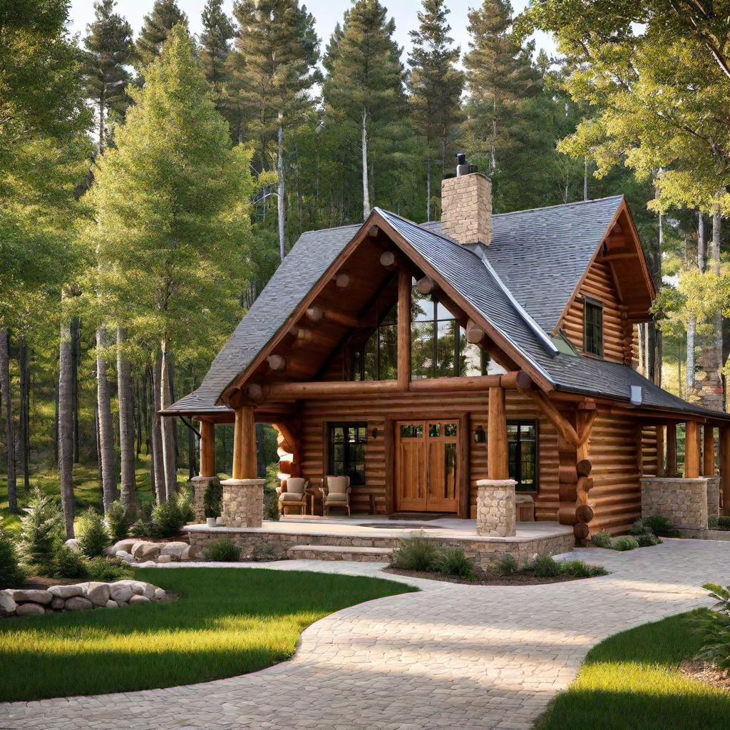 Log Cabin Entryways: Welcoming Guests with Style