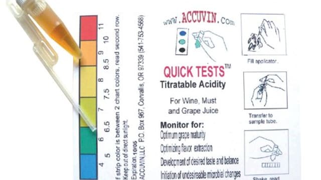 Wine Acid Test Kit
