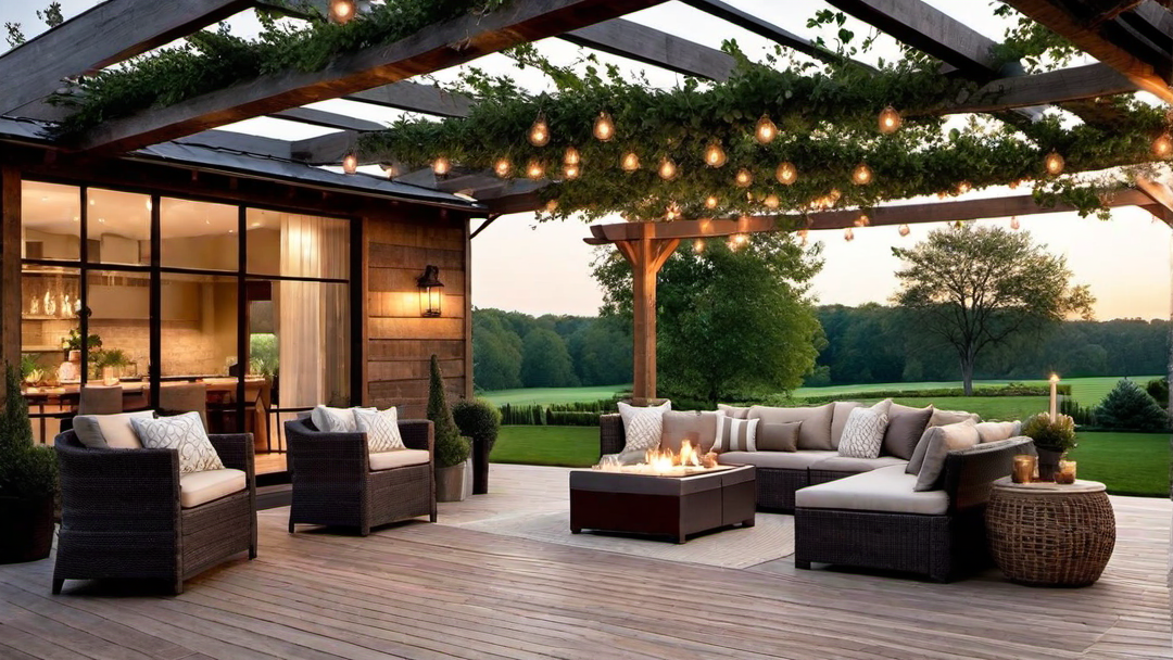 Outdoor Living: Barn Dominium Patio and Deck Designs
