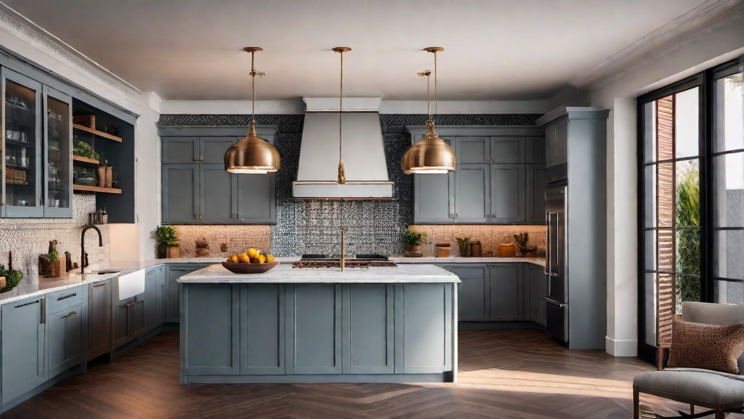 Gourmet Oasis: Professional-Grade Appliances in a Mediterranean Kitchen