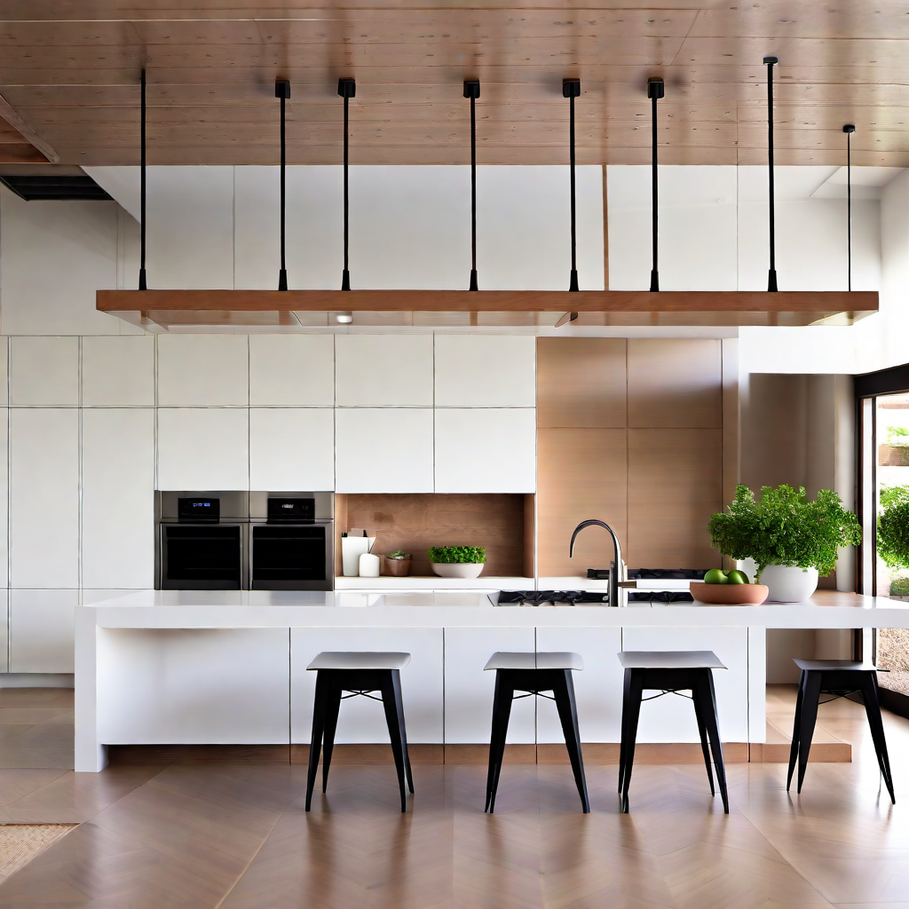 Minimalist Lighting: Enhancing Kitchen Ambiance