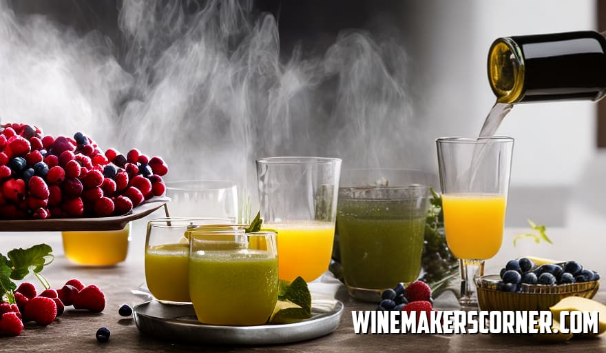 A Tip On Using A Steam Juicier For Making Wine