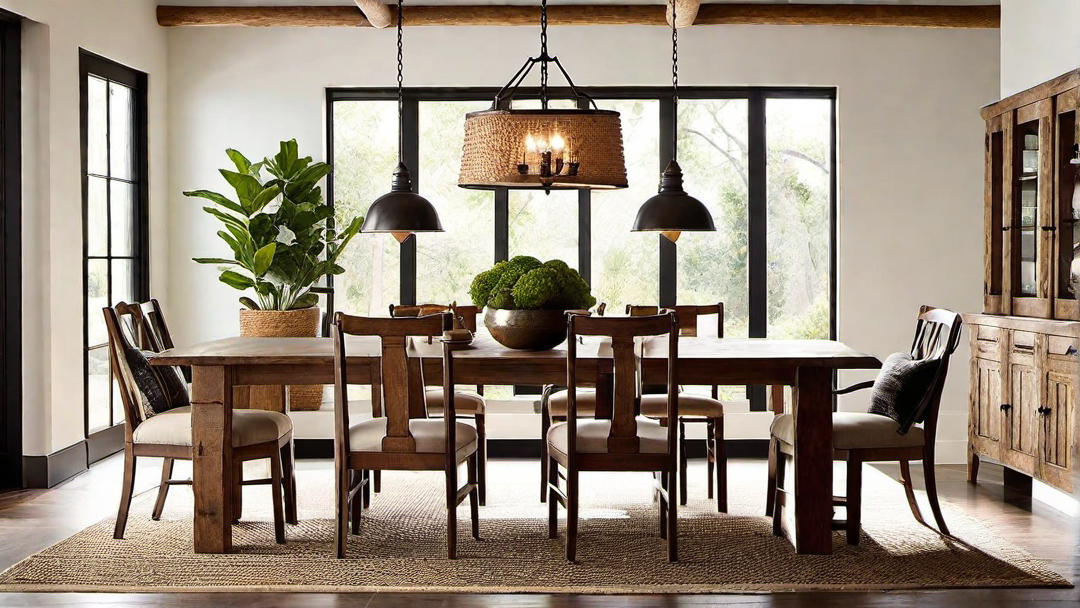 Ranch Romance: Intimate and Cozy Dining Room Design