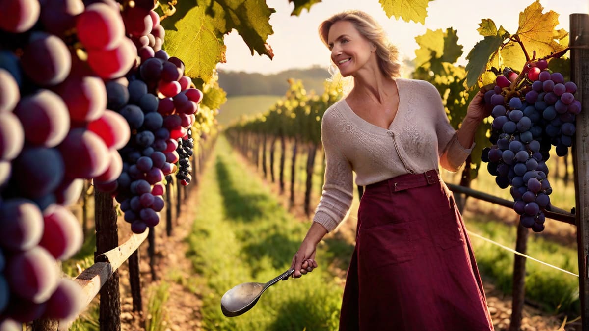 Homemade Wine From Grapes