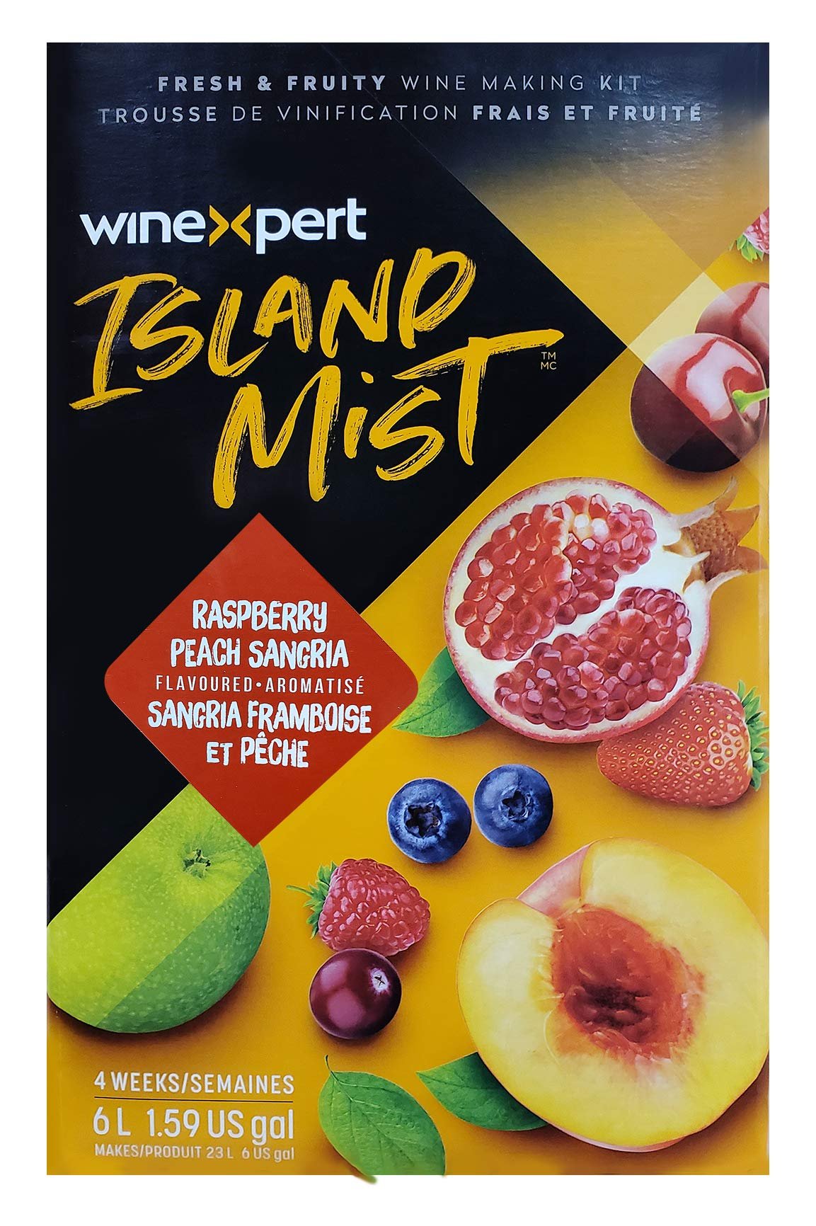Island Mist Raspberry Peach Sangria