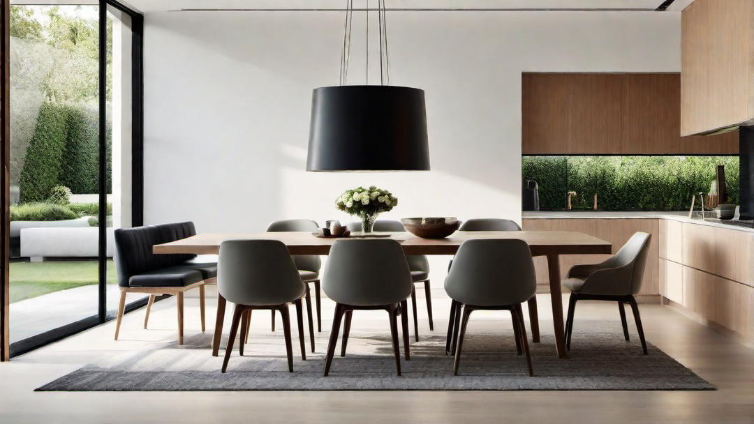 Open Concept Design: Luminous Dining Area in a Spacious Layout