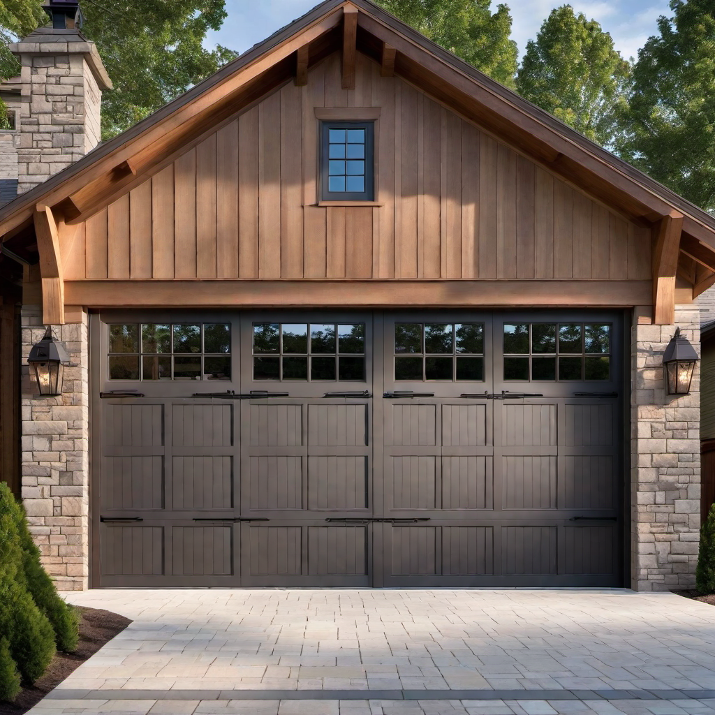 Craftsman Farmhouse Garage Doors: Complementing the Design