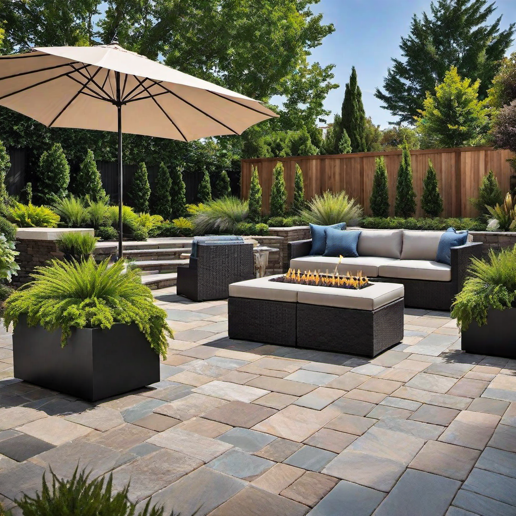 Urban Oasis: Contemporary Patio Design Ideas with Pavers