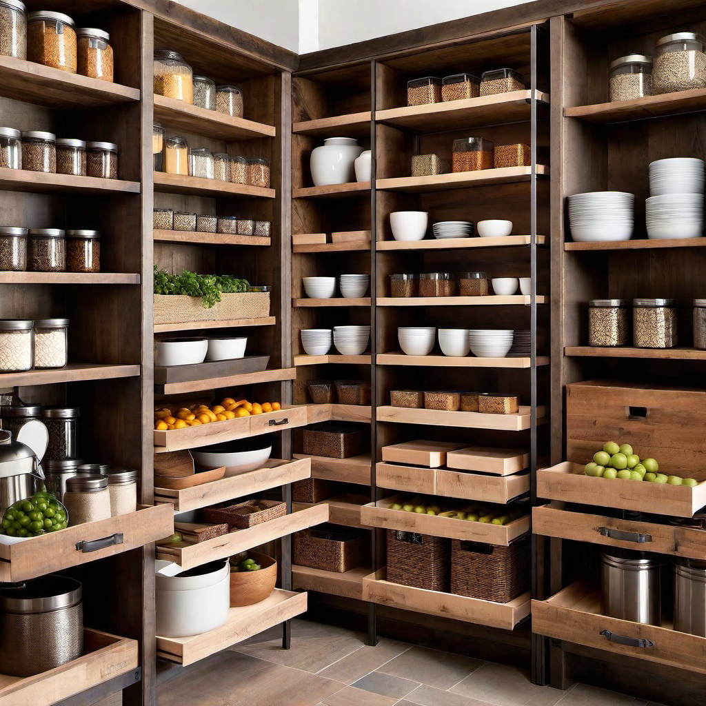 Rustic Pantry Shelving: Reclaimed Wood for a Farmhouse Look